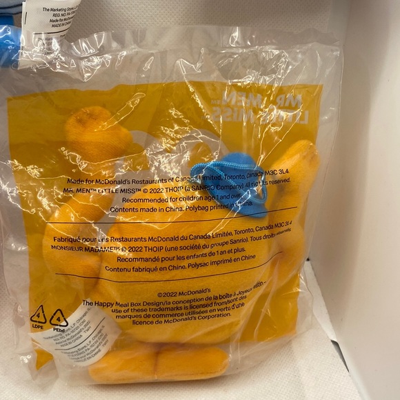 5 McDonald’s Happy Meal Mr. Men Little Miss Plush Stuffed Hanging Toys - Picture 8 of 11